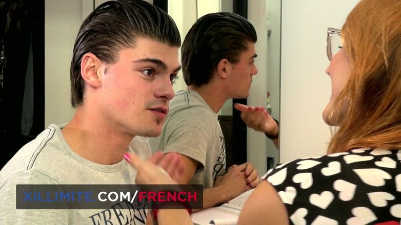 French girls at work: Sexiest French redhead girl Emy Russo