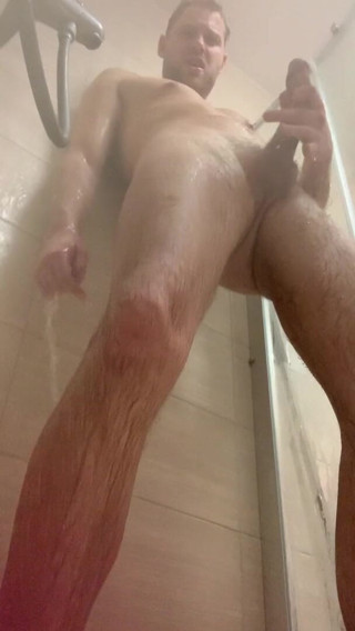Gypsy model: Handsome Russian guy in bathroom