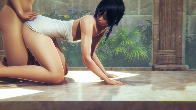 Yaoitube: Genshin impact - venti pompino e scopata in un bagno pubblico