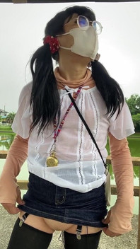 No279 公園で釣り人露出