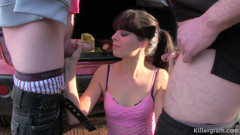 Killergram: Alternative British Brunette Goes on a Dirty Dogging Adventure Because...