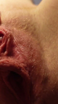 Fingering and Rubbing My Big Labia Pussy Closeup