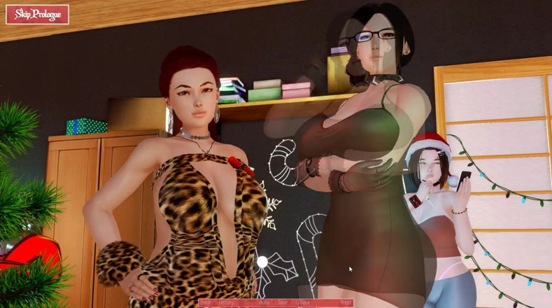 Cumming Gaming: Unlimited Christmas [xmas hentai porn play] ep.2 Christmas trip with sexy...