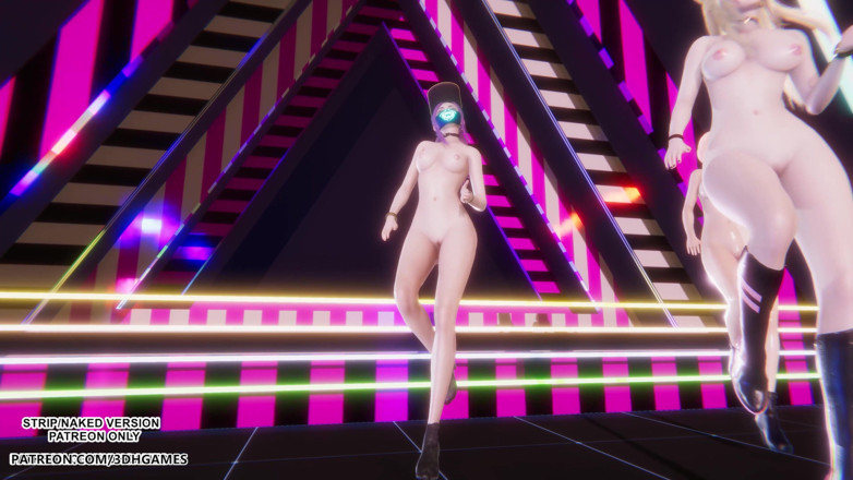 3D-Hentai Games: Blackpink - Whistle Ahri Akali Seraphine Sexy Naked Dance