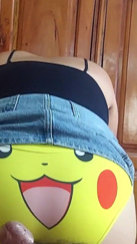 POV: the Otaku Girl Put Her Ass on My Cock and Squeezed It Until I Was Dry