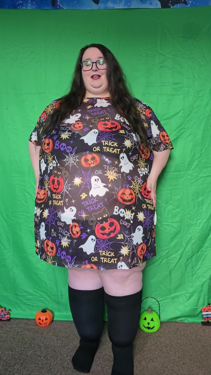 SSBBWLadyBrads: 超级肥胖的万圣节时装运输