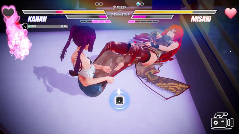 Cumming Gaming: Лесбийская битва, БДСМ хентай игра, эпизод 1 Рыжая, лесбийские ножницы и сквирт-бой!