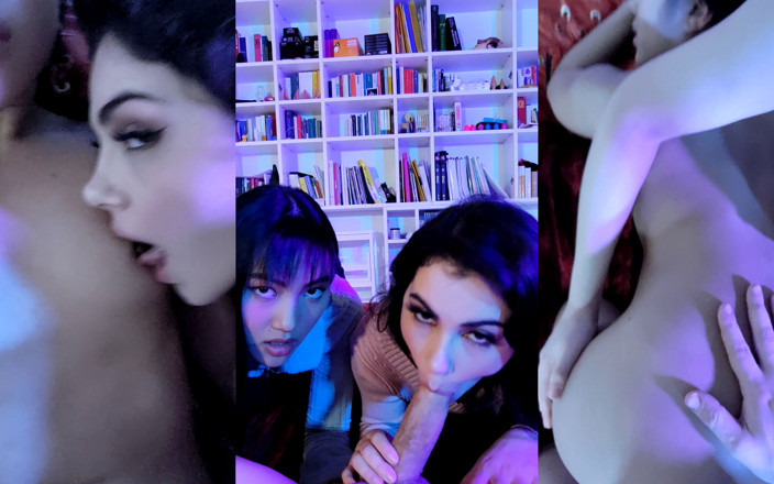 Valentina Nappi: Threesome tengah malam dengan suami dan pelacur Asia