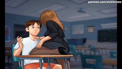 Cartoon Universal: Summertime saga parte 8 - l'insegnante mi vuole (sottomarino francese)