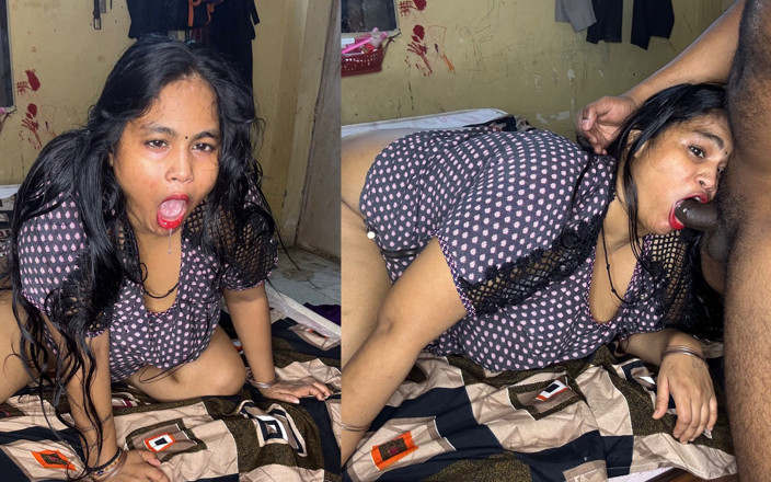 TactfulFiber902: Desi ehefrau gibt ehemann echtes indisches paar oralsex mit schlampigem...