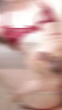 A Girl in a Chinese Dress Puts Various Toys in Her Anus