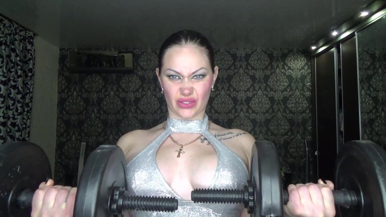 Goddess Misha Goldy: Ich bin stärker als du! Muskelanbetung &amp; muskeldominanz! Mein maximum an...