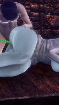 Alcina dimitrescu lagi asik seks anal pakai dildo di pantatnya | Parodi porno desa jahat residen