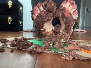 Miss Valentina: Cake Vs Feet