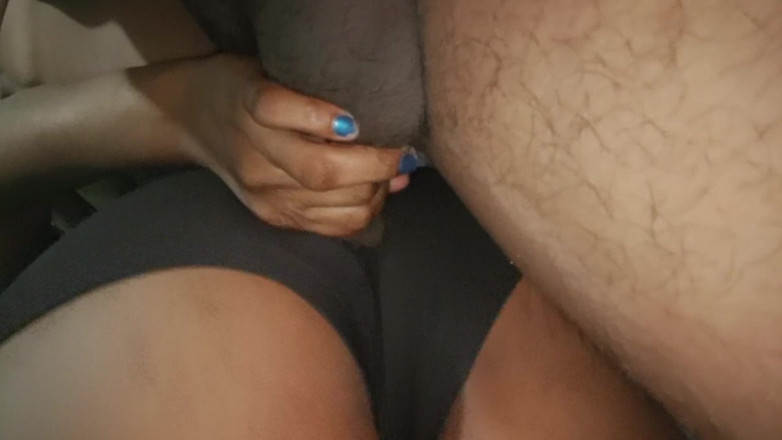 Sofixxx: Rosando Mi Verga En Los Shorts De Mi Suegra