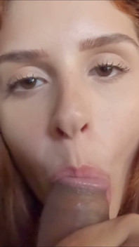 She Swallows All the Cum