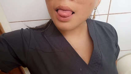 Martin13: Doctor Masturbates in the Clinic Bathroom, Screaming for Cock