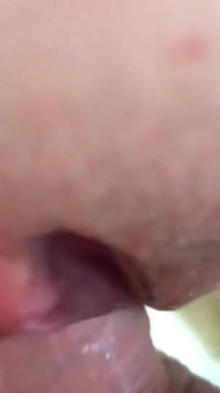 I Use His Cum as a Jerk off Lubricant. Pulsating Creamy Pussy. Close-up