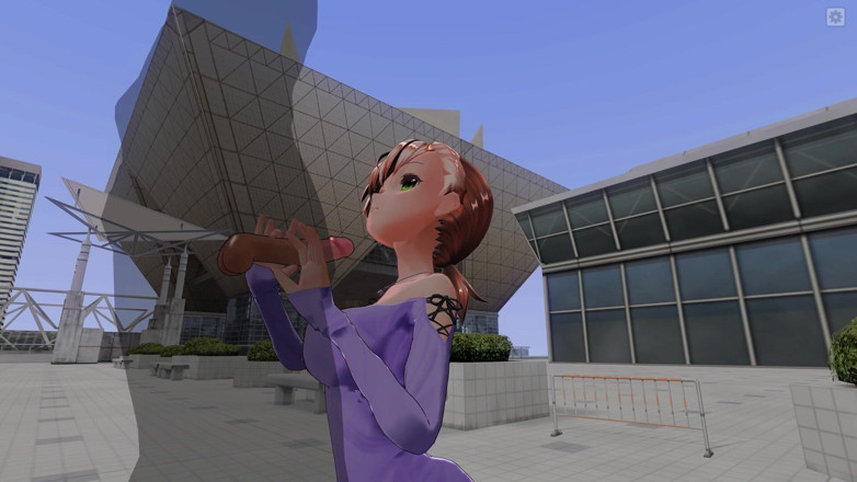 H3DC: 3D HENTAI zrzavá paní ti honí péro na střeše