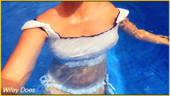 Wifey Does: Wifey Jde Braless v hotelovém bazénu