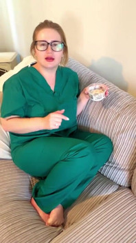 Stepmommy Nurse Gives Stepson a Footjob