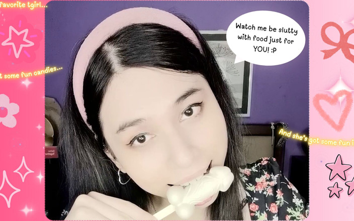DaniTheCutie: Schau zu, wie ich mit 'phallischen candies' versaut werde