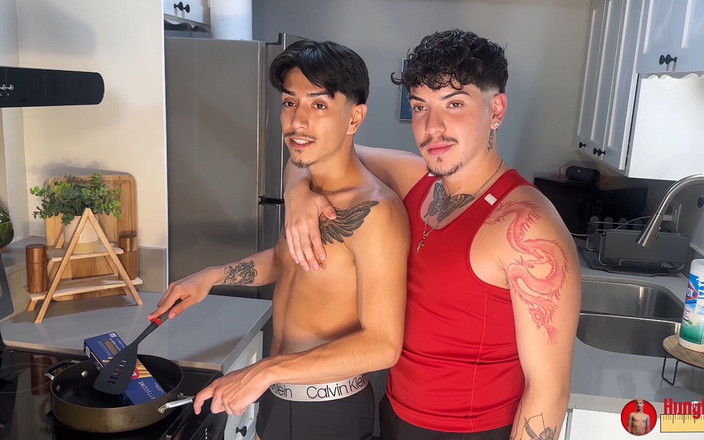 Hung Papi: Hung Papi wirusowe wideo jebanie podczas gotowania makaronu bez siodła