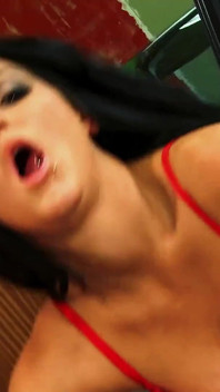 Cheap Slut Stacey Lacey Gets Her Pussy Fucked and Face Covered in Cum