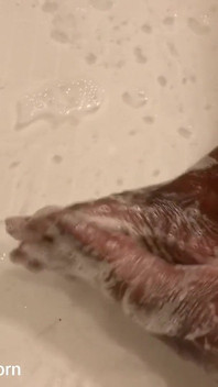 In the Bath Rubbing Washing My Feet