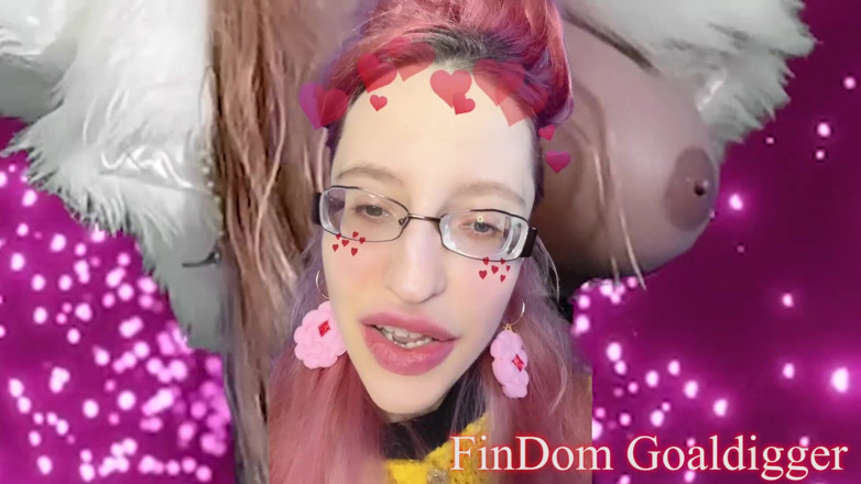 FinDom Goaldigger: Nettes schlampenmädchen transformation