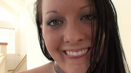 CBD Media: Big booty young brunette with tight asshole gets hard fucked...