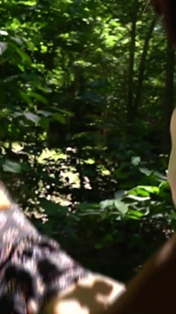 Green Haired Nymph Fucked in the Forest