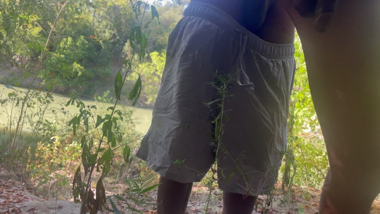 MaxArcane: 내 흑인 대물 자지와 야외에서 그를 바레백 따먹기