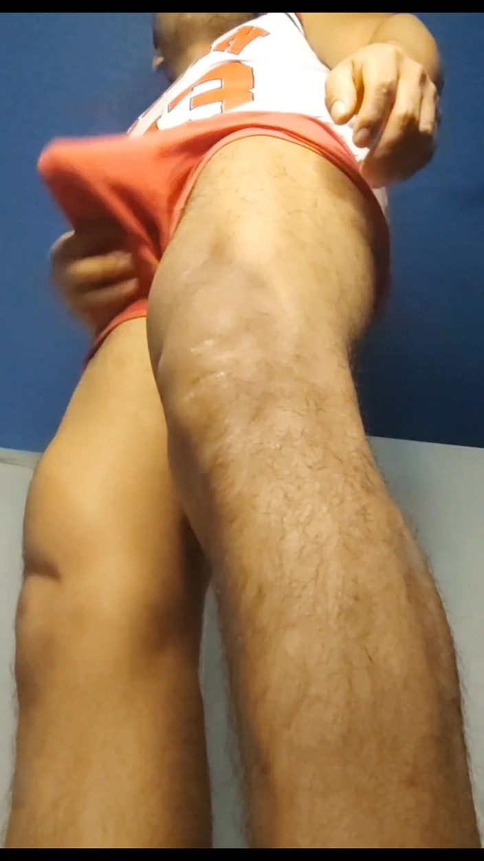 Hornyboy2058: Hot Straight Guy Gets Hard in Red Underwear - View From...