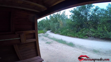Miriam Prado: Fill my tight pussy with your cum, please! - outdoor fuck /...