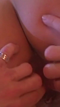 Busty Brunette Gets Intense Fingering to Orgasm