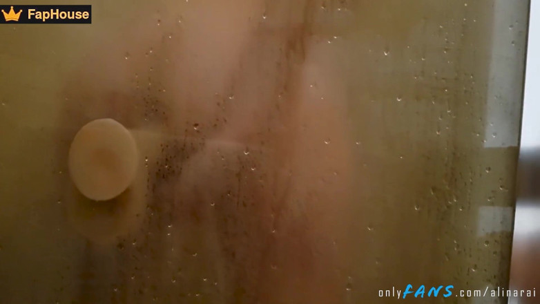 Alina Rai: Stepdad watches as teen stepdaughter fucks in the shower with...