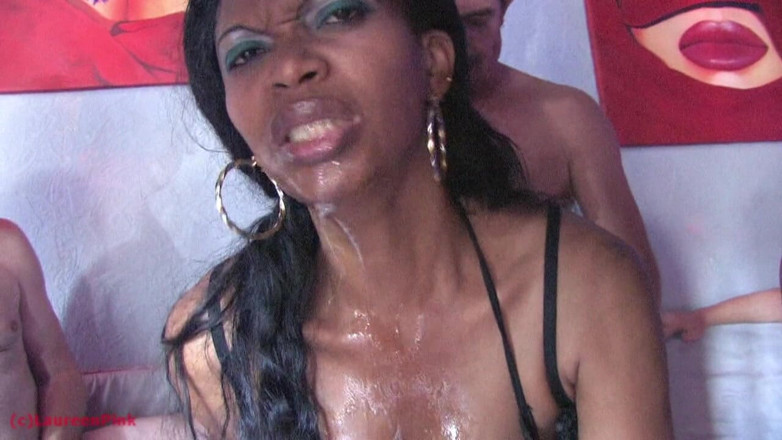 Laureen pink & friends: Laureens cumwhoresparty 9