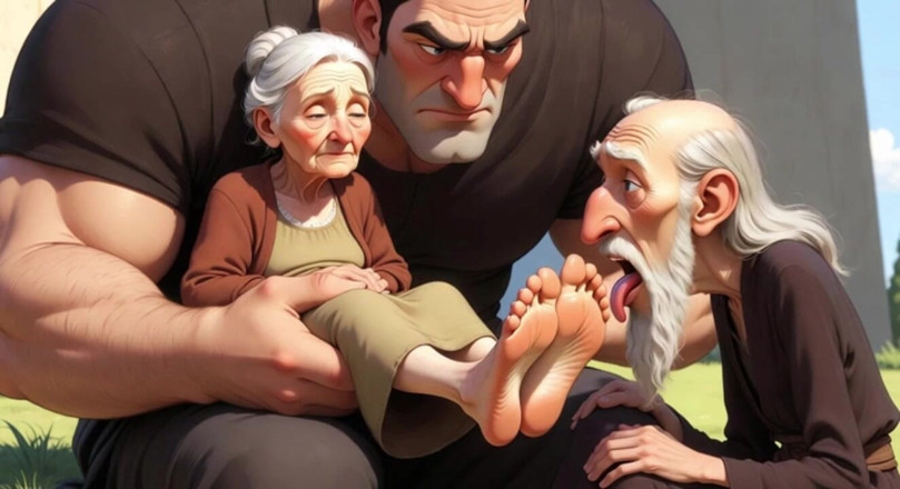 YOUR BEST FANTASY: Cuckold Husband Licks Wife's Feet While She Sits on Her...