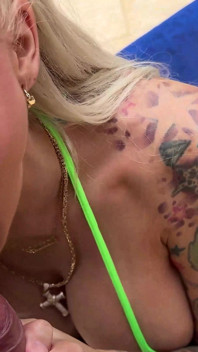 Tetona rubia alemana milf es follada al aire libre por Jmac