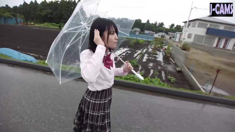 J-Cams: Cosplay Rande. Plachá dívka na odvážné venkovní procházce, část 1