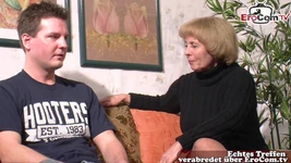 Une mamie allemande baise avec son beau-fils