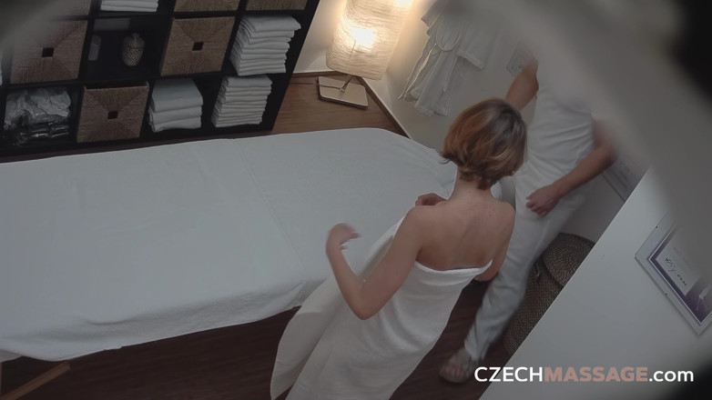 Czech Massage: Czech Massage 80 Brunette Babe Gets Her Pussy Pounded by the...