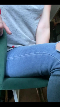 Wriggling in My Day Jeans and No Knickers