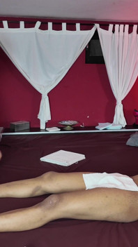 Massage Beinhaltet Fick. Sie Gab Zusätzlichen Service