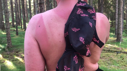 CIM Busenwunder: Isteri saya pancut dalam summermood hutan Sweden 2022