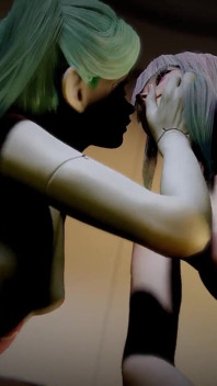 Seks threesome bareng rebecca dan lucy - cyberpunk edgerunners