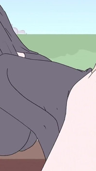 Ender Chan wytrysnął od Steve'a! Minecraft Hentai Cartoon Porno