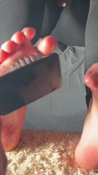 Tickled with a Hairbrush