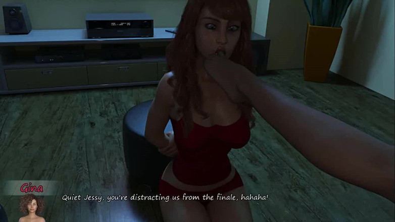 Dirty GamesXxX: Plaisirs dans une grande ville : des filles sexy regardent un...